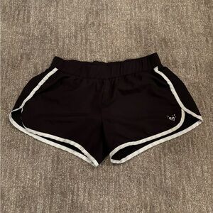 Justice Black Althletic Shorts